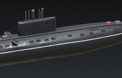 基洛级常规动力潜艇道具3D模型