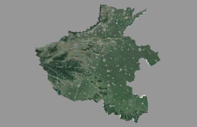 河南三维地图,河南地形图3D模型