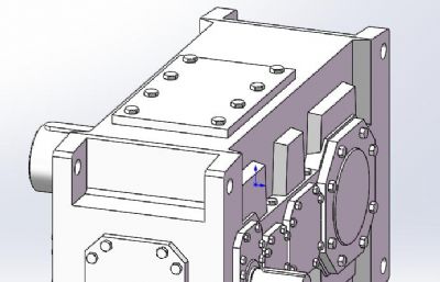 H3SV齿轮箱减速机模型,sldasm格式,无零件