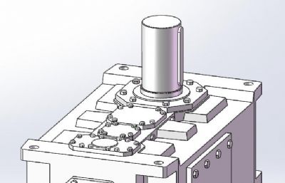 H3SV齿轮箱减速机模型,sldasm格式,无零件