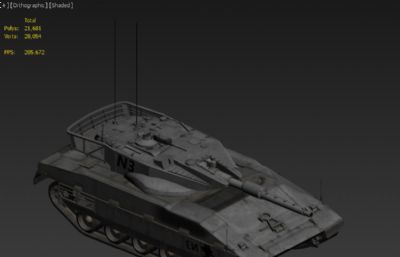 PBR德国山猫水陆两用轮式装甲侦察车,两栖战车3D模型