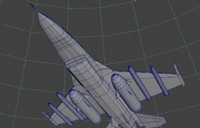 F2战斗机,F-2战斗机maya模型