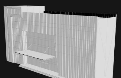 一个小型办公楼3D模型