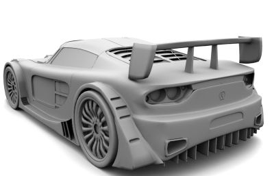 豪华轿跑汽车3D模型