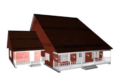 私人住宅C4D模型
