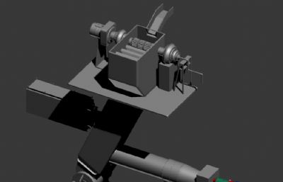 碎渣机,破碎机,粉碎工业设备3D模型