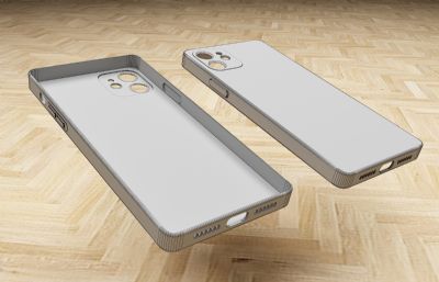 iPhone11手机壳,手机保护壳3D模型