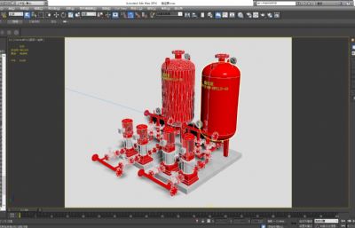 稳压泵组合3D模型