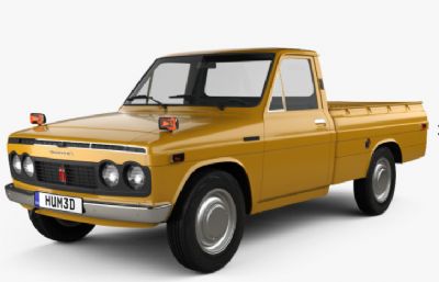 Toyota Hilux 1968丰田海拉克斯皮卡汽车3D模型
