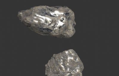 陨石,石头3D模型