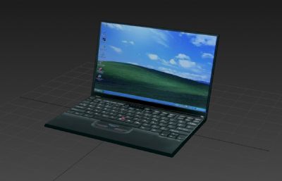 联想thinkpad笔记本电脑3D模型