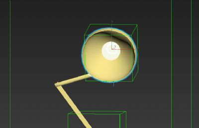 台灯3D,max动画源文件 皮克斯