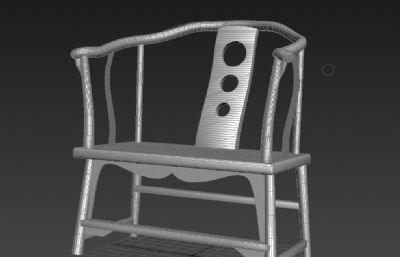 太师椅,木质凳子3D,max模型