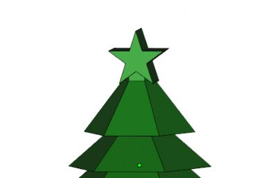 简单圣诞树,圣诞快乐礼物,可打印