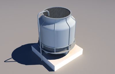 水冷器max模型