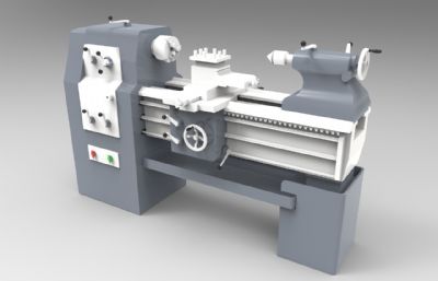 铸件机床3D模型,3DS格式