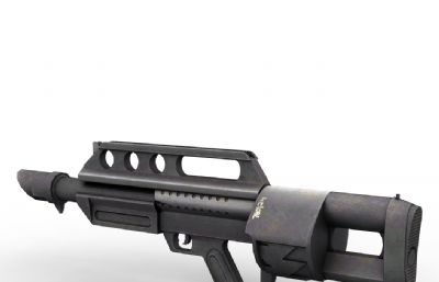 MK3A1步枪道具玩具3D模型