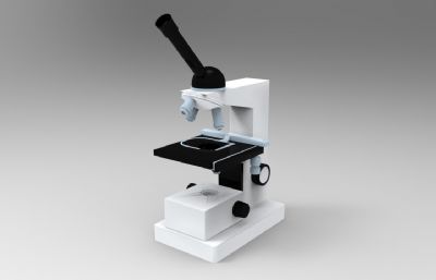 显微镜3D模型,3DS格式