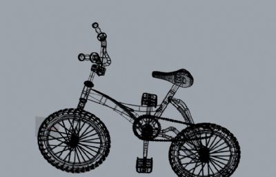 自行车STEP格式模型