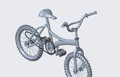 自行车STEP格式模型