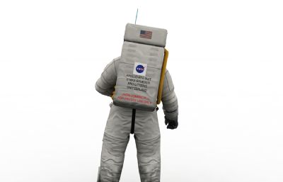 美国宇航员3D模型