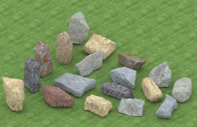 小块石头,地质研究模型