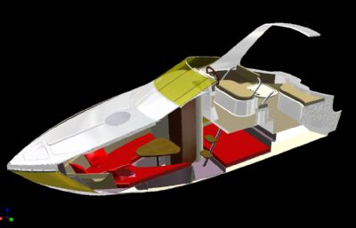 游艇,游轮stp格式模型