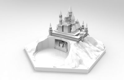 10多个权力的游戏各城堡城邦沙盘3D打印图纸简模