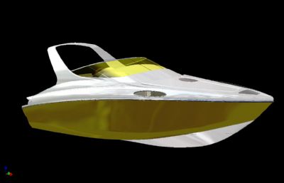 游艇,游轮stp格式模型
