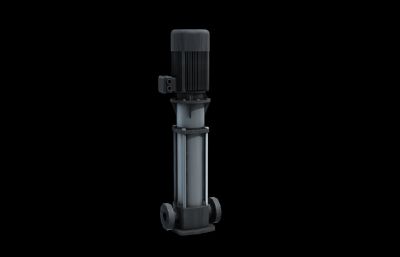 无负压供水设备,恒压变频机水泵3D模型