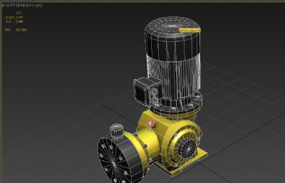 计量泵,流量泵3D模型