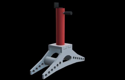 液压弯管机工业设备3D模型