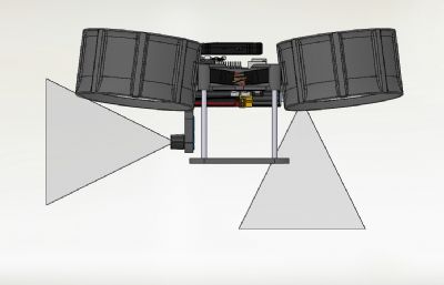 同轴旋翼无人机3D数模图纸