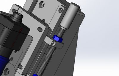 CCD调节支架solidworks数模图纸