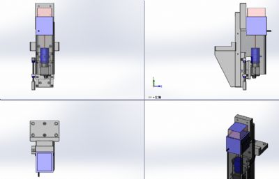 CCD调节支架solidworks数模图纸