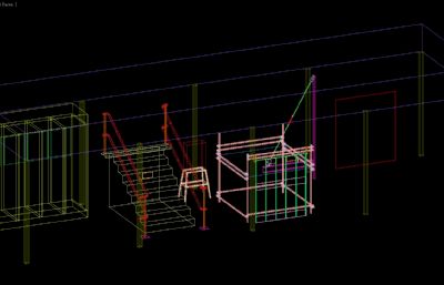 工地施工展区-安全体验区3D模型