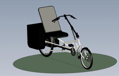 骑行专用自行车,旅游自行车3D数模图纸,STP格式