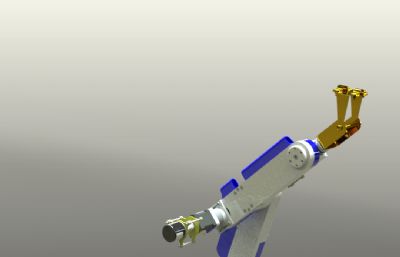 五轴焊接机器臂step模型