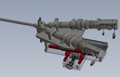 带定位的自动分配器结构Solidworks设计图纸模型