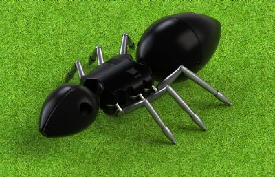 仿生机器蚂蚁Solidworks设计图纸模型