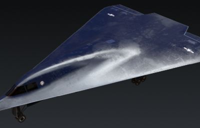 B-3隐形轰炸机(美)3D模型,OBJ格式,带贴图
