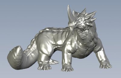 独角兽,怪兽3D打印模型