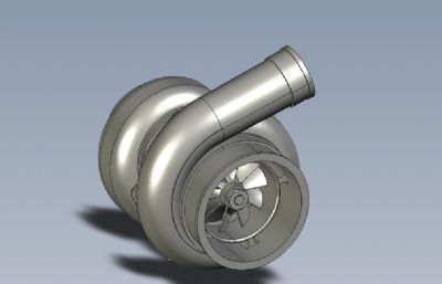 涡轮增压器STP格式图纸模型