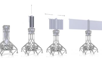 外星球信号接收器,发射器,发射塔STP格式模型