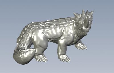 独角兽,怪兽3D打印模型