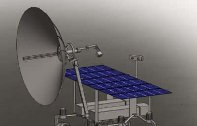 一款月球车STEP格式图纸模型