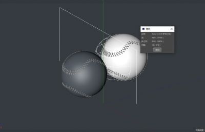 棒球运动用品C4D模型