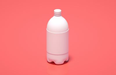可乐瓶,大瓶子,牛奶瓶C4D模型