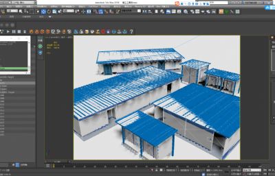 施工现场卫生间设计+生活区用房设计3D模型