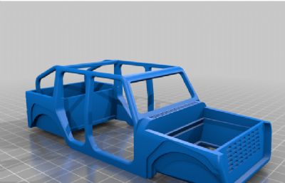 吉普车牧马人3D打印图纸模型